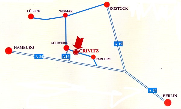 Lageplan von Crivitz